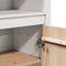 vidaXL - Hoge - kast - 80x35x154 - cm - massief - grenenhout - wit
