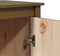 vidaXL - Hoge - kast - 83x41,5x100 - cm - massief - grenenhout - honingbruin