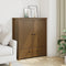 vidaXL - Hoge - kast - 83x41,5x100 - cm - massief - grenenhout - honingbruin