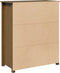 vidaXL - Hoge - kast - 83x41,5x100 - cm - massief - grenenhout - honingbruin