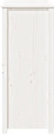 vidaXL - Hoge - kast - 83x41,5x100 - cm - massief - grenenhout - wit