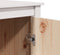 vidaXL - Hoge - kast - 83x41,5x100 - cm - massief - grenenhout - wit