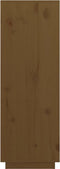vidaXL - Hoge - kast - 89x40x116,5 - cm - massief - grenenhout - honingbruin