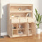 vidaXL - Hoge - kast - 89x40x116,5 - cm - massief - grenenhout