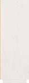 vidaXL - Hoge - kast - 89x40x116,5 - cm - massief - grenenhout - wit