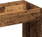 vidaXL - Hoge - kast - 92x33x100 - cm - bewerkt - hout - oud - houtkleurig