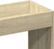 vidaXL - Hoge - kast - 92x33x100 - cm - bewerkt - hout - sonoma - eikenkleurig