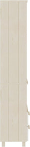 vidaXL - Hoge - kast - HAMAR - 60x35x180 - cm - massief - grenenhout - honingbruin