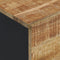 vidaXL - Hoge - kast - met - 3 - deuren - 40x33x110 - cm - massief - mangohout - en - ijzer