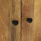 vidaXL - Hoge - kast - met - lade - 60x33x100 - cm - massief - mangohout - en - ijzer