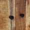 vidaXL - Hoge - kast - met - lade - 60x33x100 - cm - massief - mangohout - en - ijzer