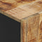 vidaXL - Hoge - kast - met - lade - 60x33x100 - cm - massief - mangohout - en - ijzer