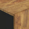 vidaXL - Hoge - kast - met - lade - 60x33x100 - cm - massief - mangohout - en - ijzer