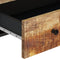 vidaXL - Hoge - kast - met - lade - 60x33x100 - cm - massief - mangohout - en - ijzer