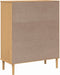 vidaXL - Hoge - kast - SENJA - 90x40x112 - cm - rattan - look - grenenhout - bruin