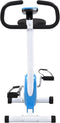vidaXL - Hometrainer - met - bandweerstand - blauw