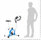 vidaXL - Hometrainer - met - bandweerstand - blauw