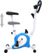 vidaXL - Hometrainer - met - bandweerstand - blauw