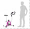 vidaXL - Hometrainer - met - bandweerstand - paars