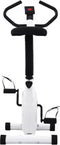 vidaXL - Hometrainer - met - bandweerstand - wit