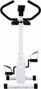 vidaXL - Hometrainer - met - bandweerstand - wit