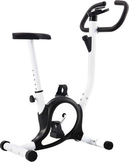 vidaXL - Hometrainer - met - bandweerstand - zwart