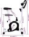 vidaXL - Hometrainer - met - bandweerstand - zwart