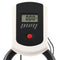 vidaXL - Hometrainer - met - hartslagsensoren - wit - en - rood