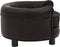 vidaXL - Hondenbank - 48x48x32 - cm - pluche - en - kunstleer - bruin