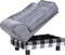 vidaXL - Hondenbank - 57x34x36 - cm - pluche - grijs