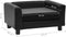 vidaXL - Hondenbank - 60x43x30 - cm - pluche - en - kunstleer - bruin