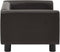 vidaXL - Hondenbank - 60x43x30 - cm - pluche - en - kunstleer - bruin