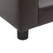 vidaXL - Hondenbank - 60x43x30 - cm - pluche - en - kunstleer - bruin