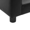 vidaXL - Hondenbank - 60x43x30 - cm - pluche - en - kunstleer - zwart