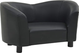 vidaXL - Hondenbank - 67x41x39 - cm - kunstleer - zwart