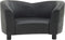 vidaXL - Hondenbank - 67x41x39 - cm - kunstleer - zwart