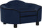 vidaXL - Hondenbank - 67x47x36 - cm - pluche - blauw