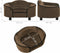 vidaXL - Hondenbank - 67x47x36 - cm - pluche - bruin