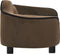 vidaXL - Hondenbank - 67x47x36 - cm - pluche - bruin