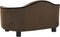 vidaXL - Hondenbank - 67x47x36 - cm - pluche - bruin