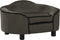vidaXL - Hondenbank - 67x47x36 - cm - pluche - donkergrijs