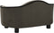 vidaXL - Hondenbank - 67x47x36 - cm - pluche - donkergrijs