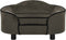 vidaXL - Hondenbank - 67x47x36 - cm - pluche - donkergrijs