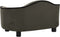 vidaXL - Hondenbank - 67x47x36 - cm - pluche - donkergrijs