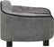 vidaXL - Hondenbank - 67x47x36 - cm - pluche - grijs