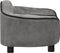 vidaXL - Hondenbank - 67x47x36 - cm - pluche - zwart