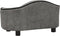 vidaXL - Hondenbank - 67x47x36 - cm - pluche - zwart