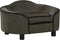 vidaXL - Hondenbank - 67x47x36 - cm - pluche - zwart