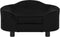 vidaXL - Hondenbank - 67x47x36 - cm - pluche - zwart