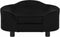 vidaXL - Hondenbank - 67x47x36 - cm - pluche - zwart